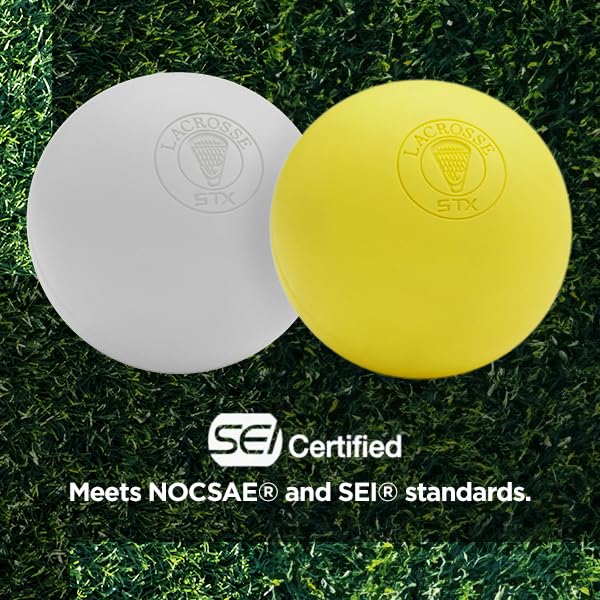 STX Lacrosse Balls Yellow - 6 pack - Image 3